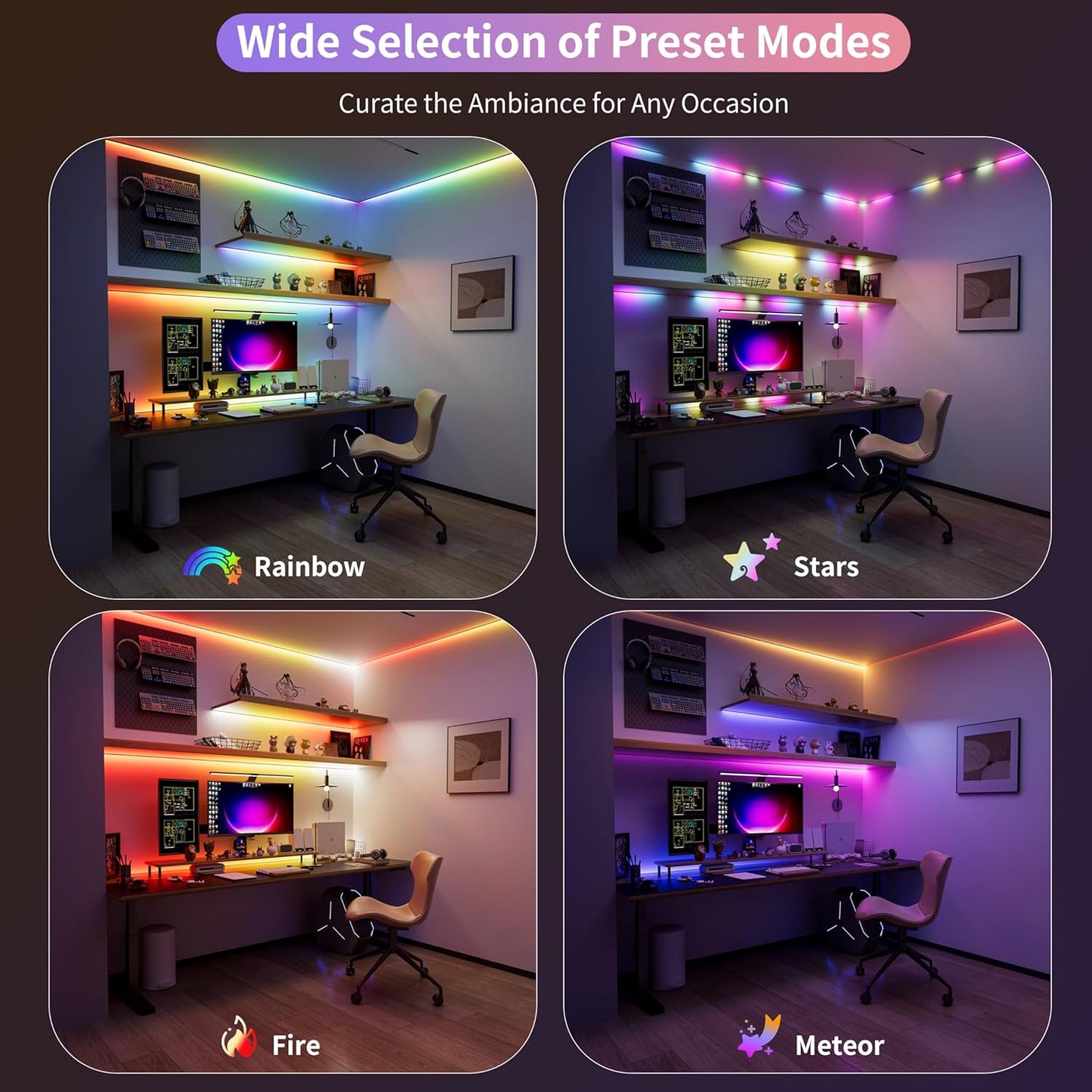 PAUTIX RGB Smart IC COB LED Strip Light Addressable 32.8ft/10m,UL-Listed 24V Color Flowing Strip Light Multicolor Flexible Tape Lights with APP Control/Music Mode,for TV,Bedroom,Party DIY Decoration