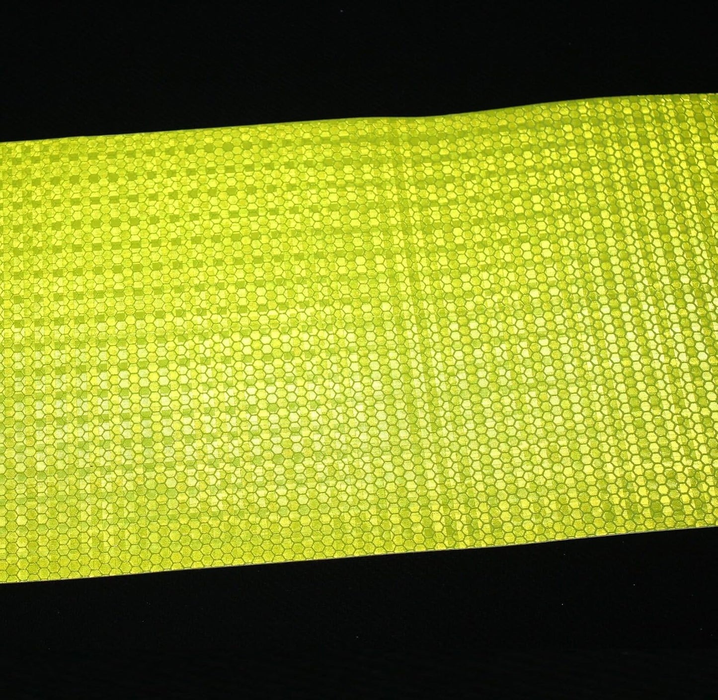 Fluorescent Yellow Reflective Tape Outdoor Waterproof 10 inch, High Visibility Warning Safety Industrial Marking Tape (11 feet)