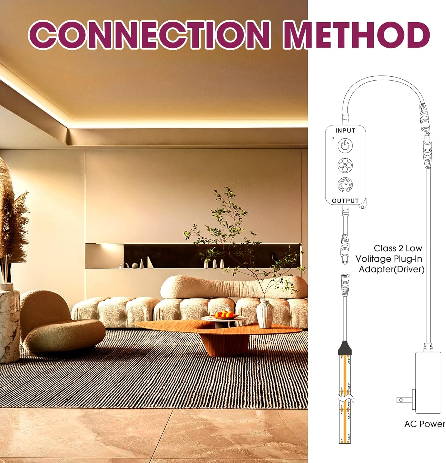 EMITEVER RF Remote Dimmer for Single Color LED Strip Lights,14-Key Wireless Remote and Controller,Work with DC 5-24V LED Products,Timer Function