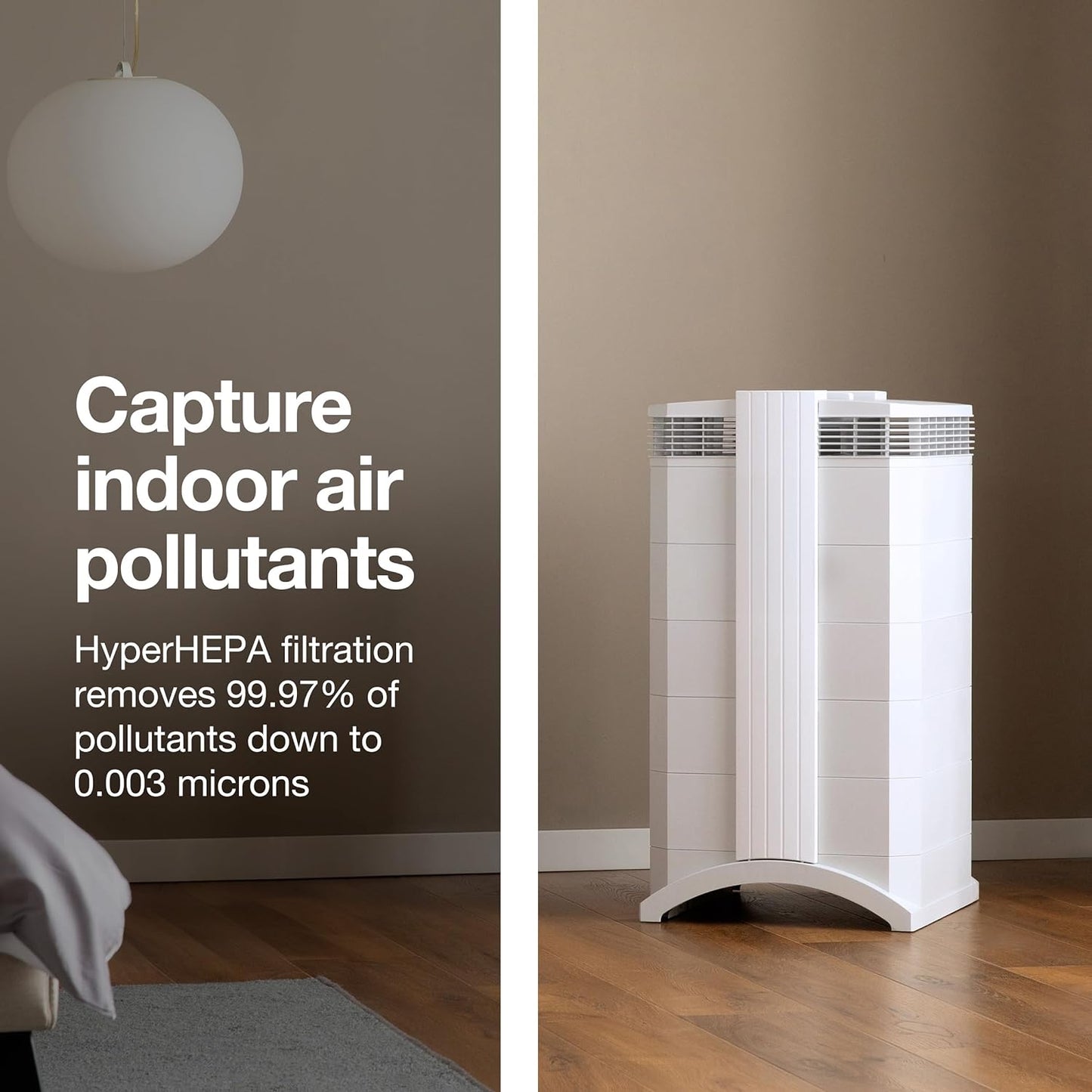 IQAir HealthPro Plus XE Air Purifier - 3-Pack- Smart HyperHEPA Filtration for Large Rooms up to 3375 sq ft - Viruses, Allergens, Smoke, Mold, Dust, Pet Dander, Swiss Made, WiFi Enabled