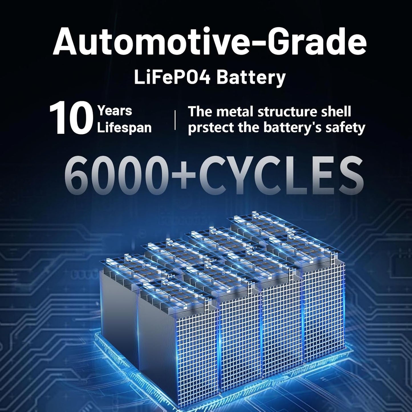 Portable Power Station, 1216Wh LiFePO4 Battery，1200W (Peak 2400W) AC，Reinforced Metal Frame，Backup Power Supply，uitable for Outdoor Camping Home Power Outage Emergency