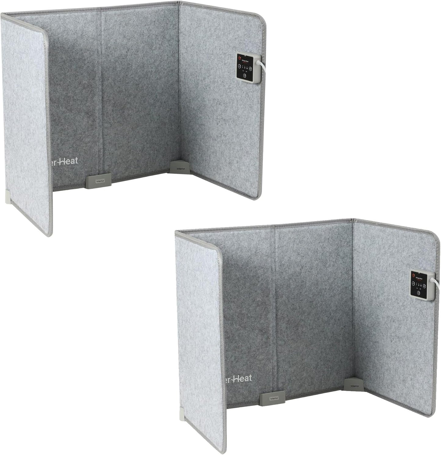 Under Desk Warmer - Silent and Energy Efficient - Personal Under Desk Heater for Legs and Feet - for Office and Home - with Thermostat and Timer