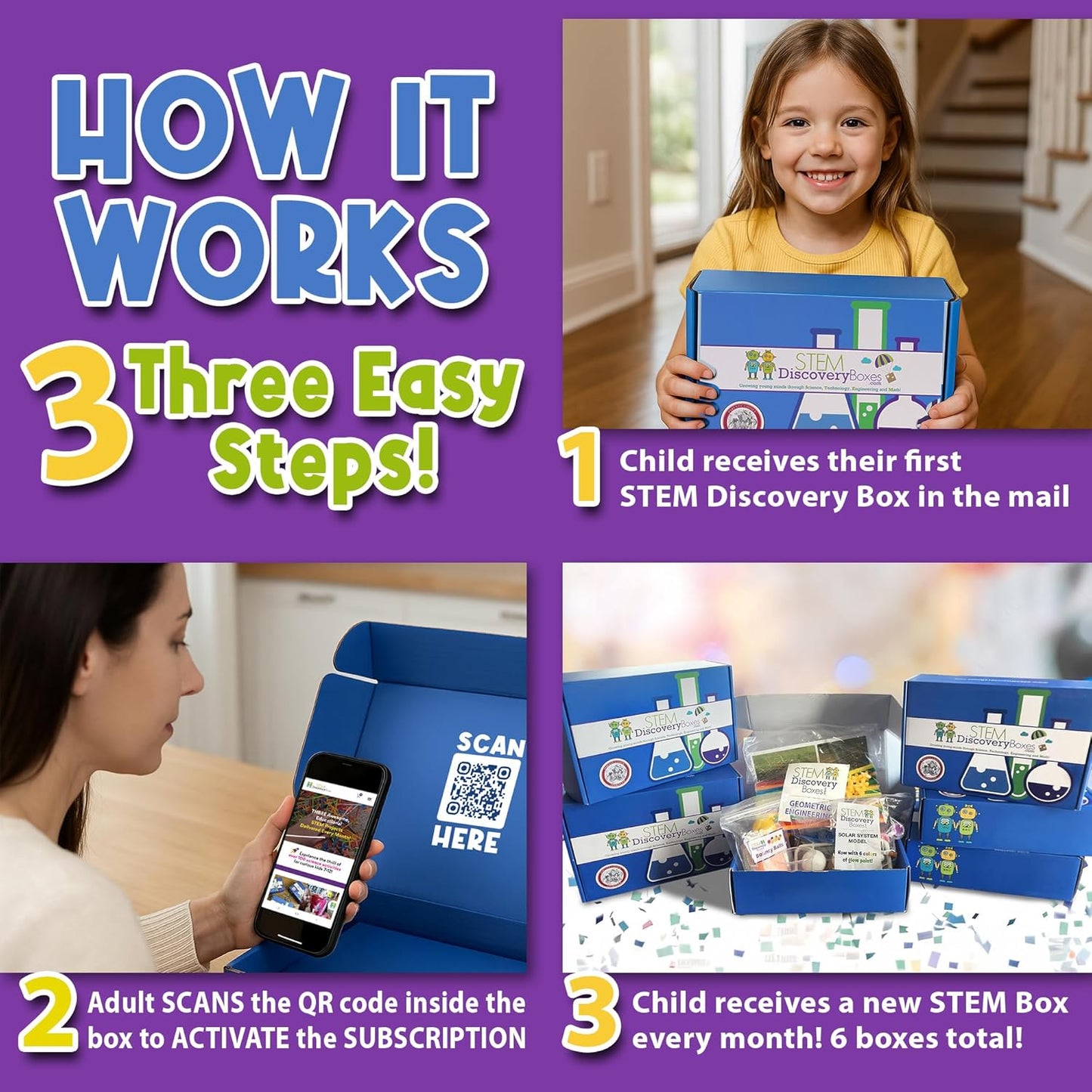 Stem Learning 9 Monthly Subscription Box Kits w/ 27 Projects - Summertime Remote School Building Toys - Science, Technology, Engineering, Mathematics - Activities for Kids Boys & Girls Ages 7-12