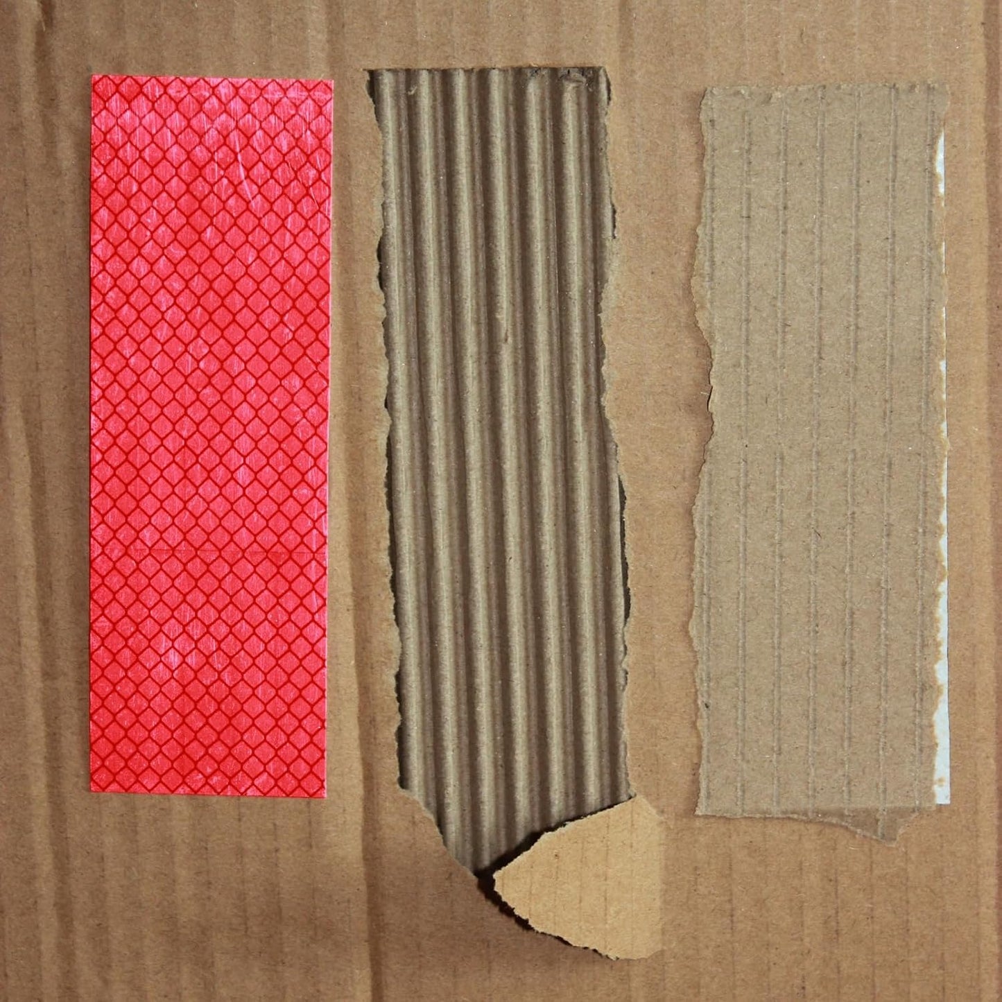 Non Fading Red Reflective Stickers 2 inch X 6 inch, Outdoor Waterproof High Visibility Warning Safety Adhesive Reflector Tape (50 Pcs)