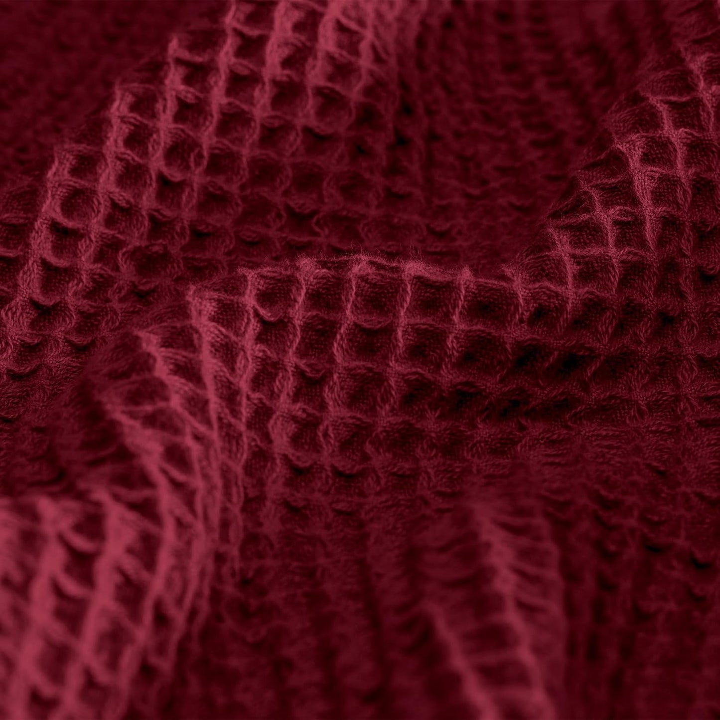 BOLL & BRANCH Waffle Bed Blanket - Twin/Twin XL, Holly - Luxury 100% Organic Cotton - Soft, Lightweight and Breathable - Textured Waffle Weave