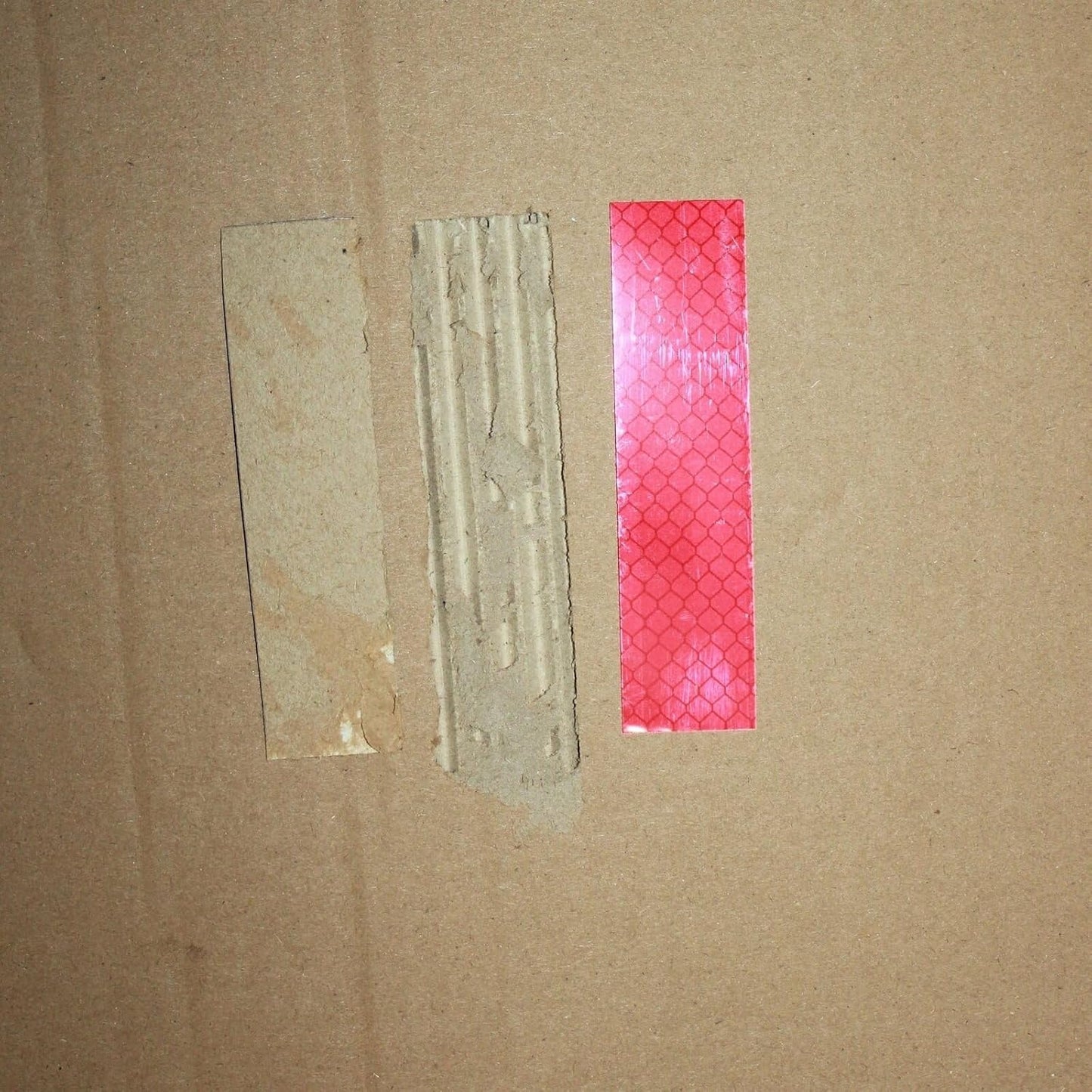 Non Fading Red Reflective Stickers 1 inch X 4 inch, Outdoor Waterproof High Visibility Warning Safety Adhesive Reflector Tape (20 Pcs)