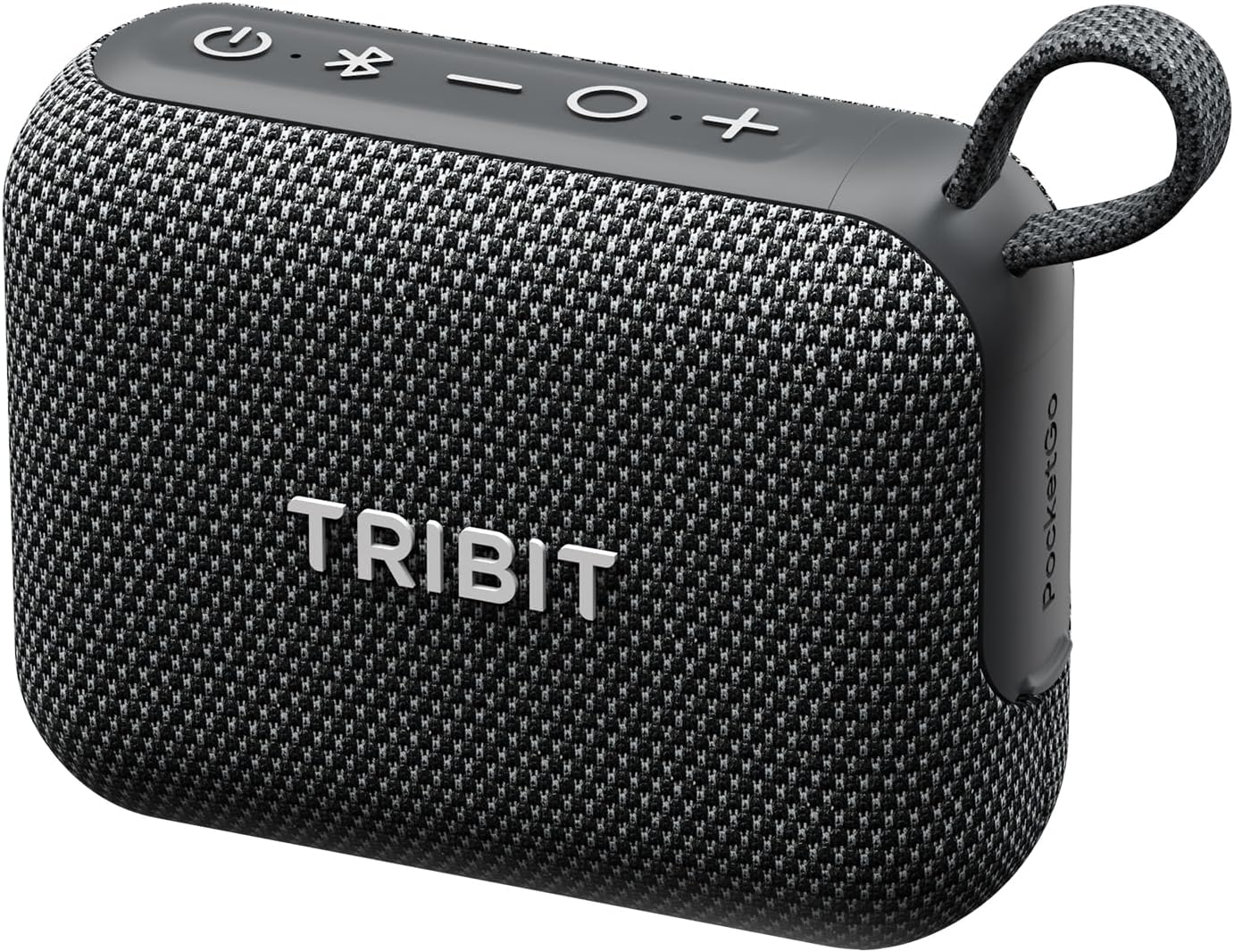 Tribit PocketGo Portable Bluetooth Speaker, 20H Playtime, IP68 Waterproof/Dustproof, Wireless, BT6.0, Shower, Powerful Sound, Custom EQ, TWS, Support TF Card, Floatable, Type-C, Travel/Outdoors/Home