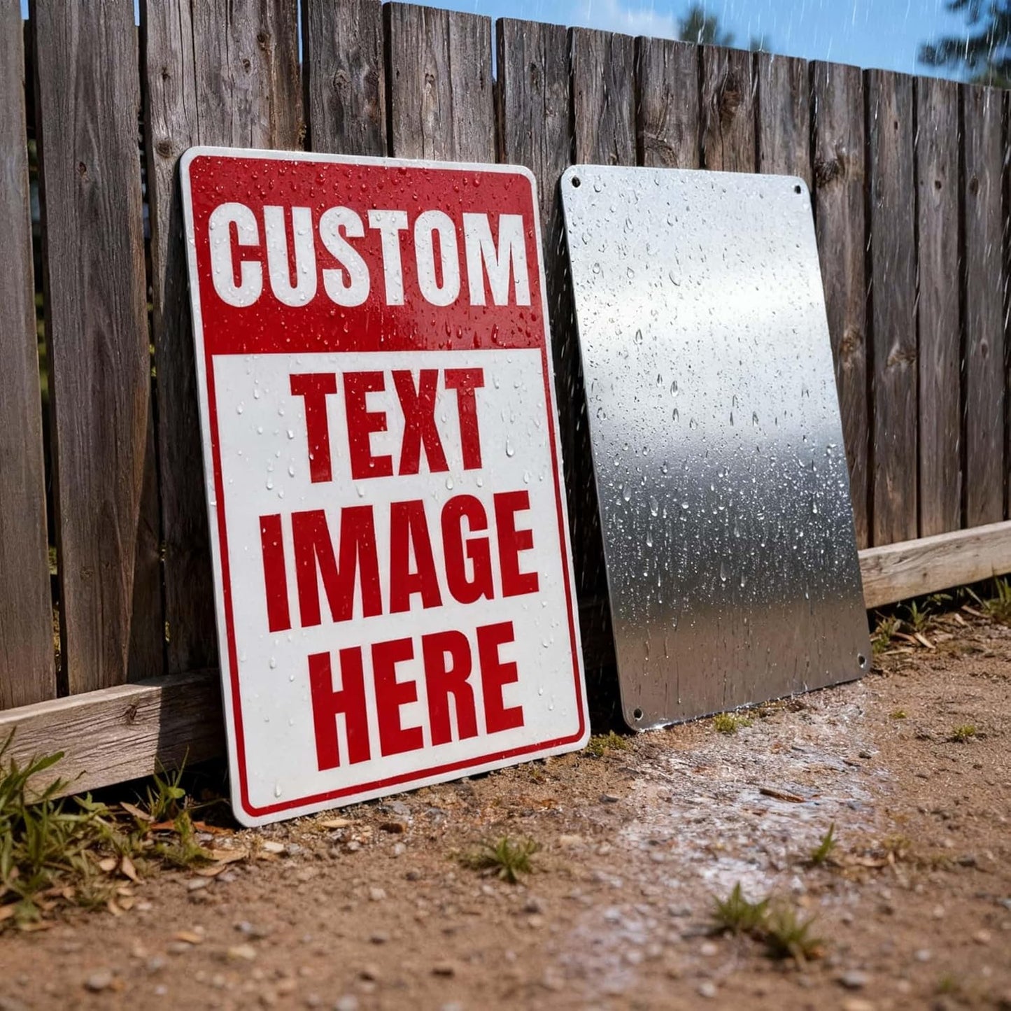 Custom Signs Outdoor, Personalized Metal Signs for Business, 36x30 Inches, Rust Free .040 Aluminum, Fade Resistant, Reflective Option