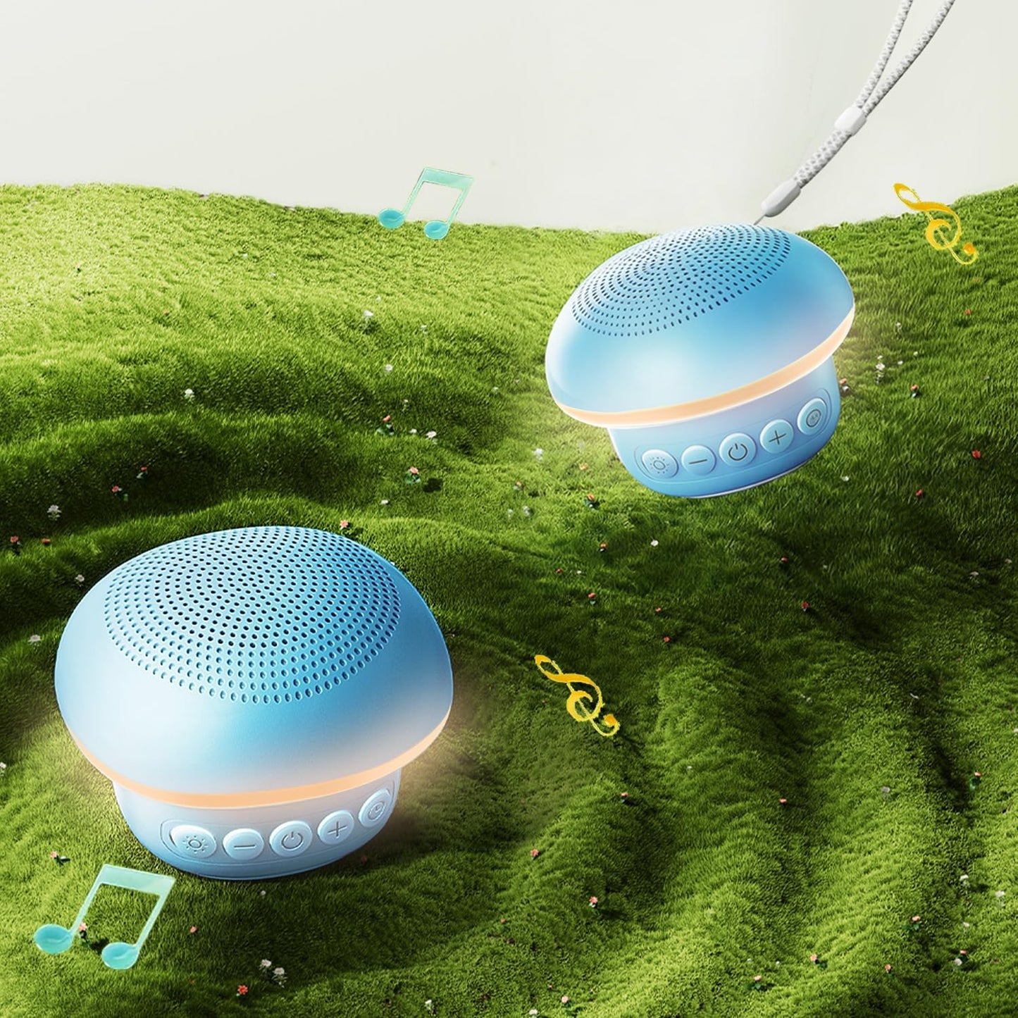 Portable White Noise Sound Machine for Baby, Kids & Adults, 20 Non-Looping Sounds, 48H Playtime, 30 Level Volume, Memory, 3 Timers & Night Light, Sound Therapy for Sleep, Home, Travel, Office, Gift