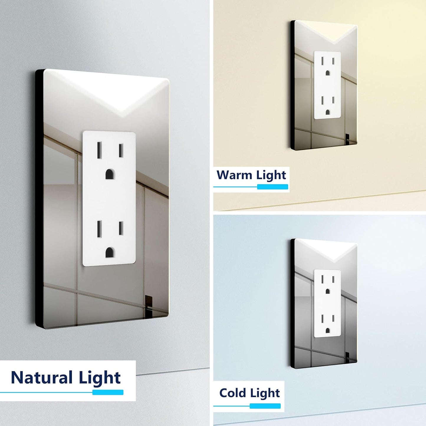 LIDER Decorator Metal Wall Plate, Temperature and Impact Resistant, 201 Stainless Steel, Screwless Cover, Modern Decoration Upgrade, Mid-Size 1-Gang 4.88" x 3.11", Polished Chrome, LSMWP-31M-PC