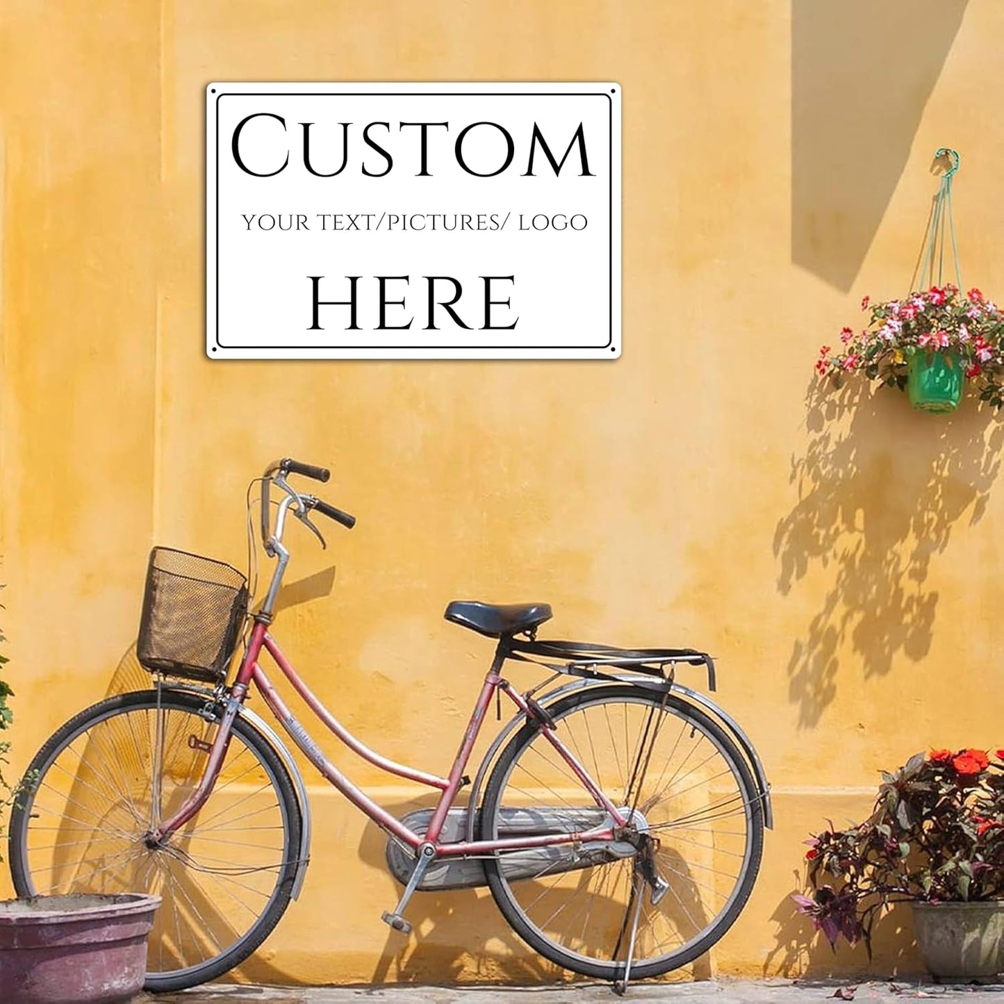 Custom Aluminum Weatherproof Metal Delivery Sign - Multiple Sizes, Customizable for Office, Business, Workplace, Home (14 x 10 Inch)