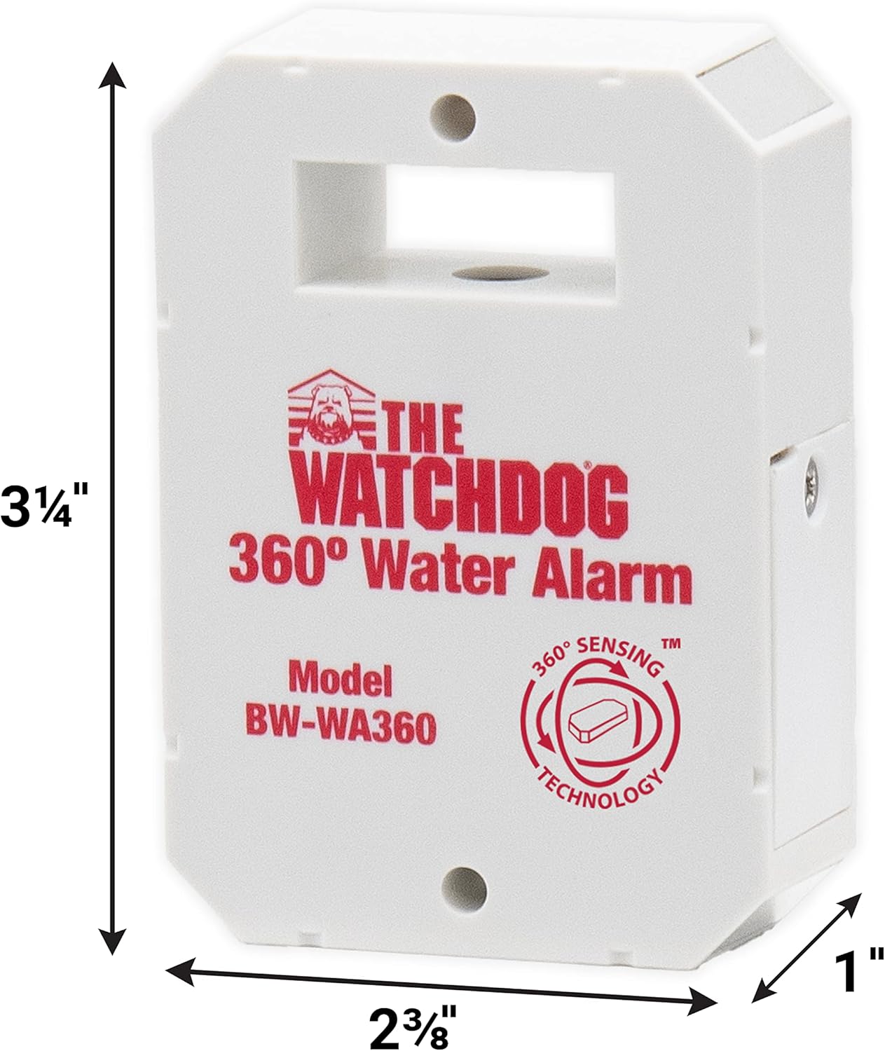The Basement Watchdog Compact 110 dB Water Alarm w/360° Sensing Technology (BW-WA360)