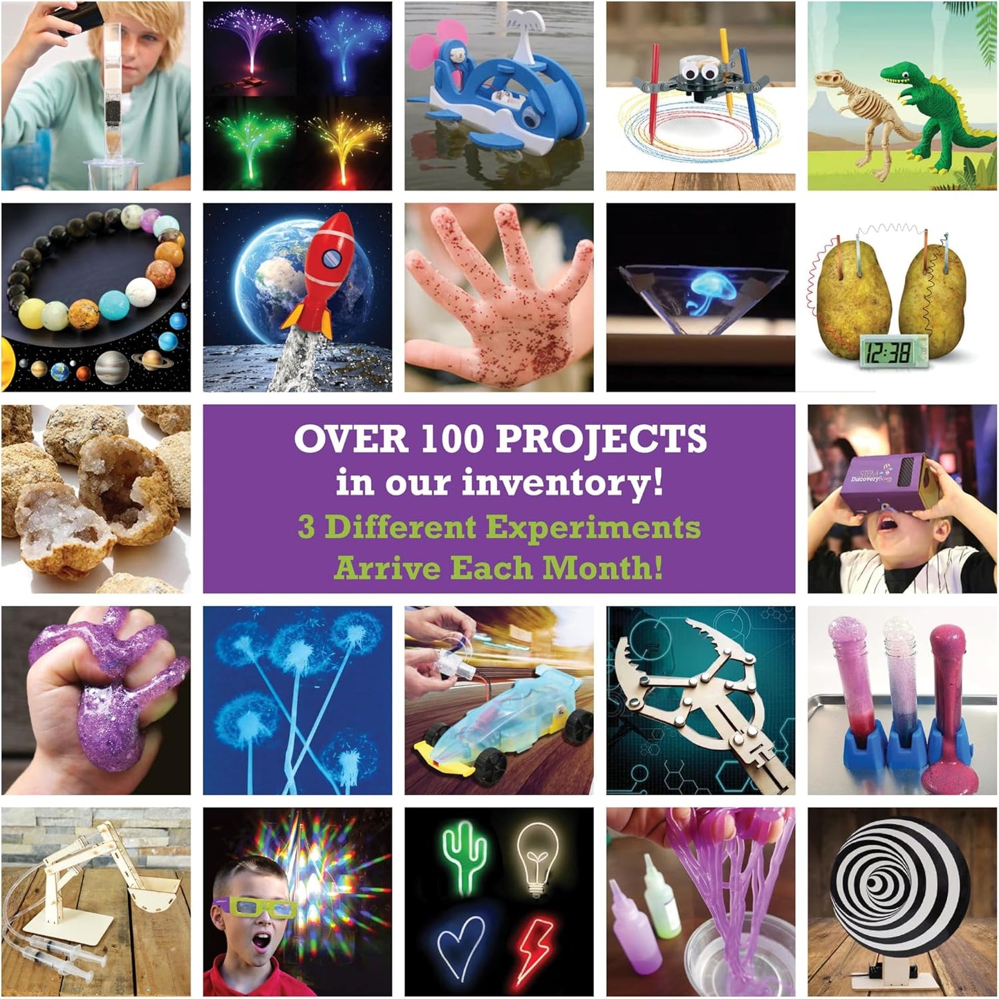 12-Month Kids Science Kit Subscription | 36 Hands-On STEM Projects for Boys & Girls Ages 7–12 | Includes 1 Full Year of No-Prep Experiments, Science Lessons & Live Online Classes | Educational Gift