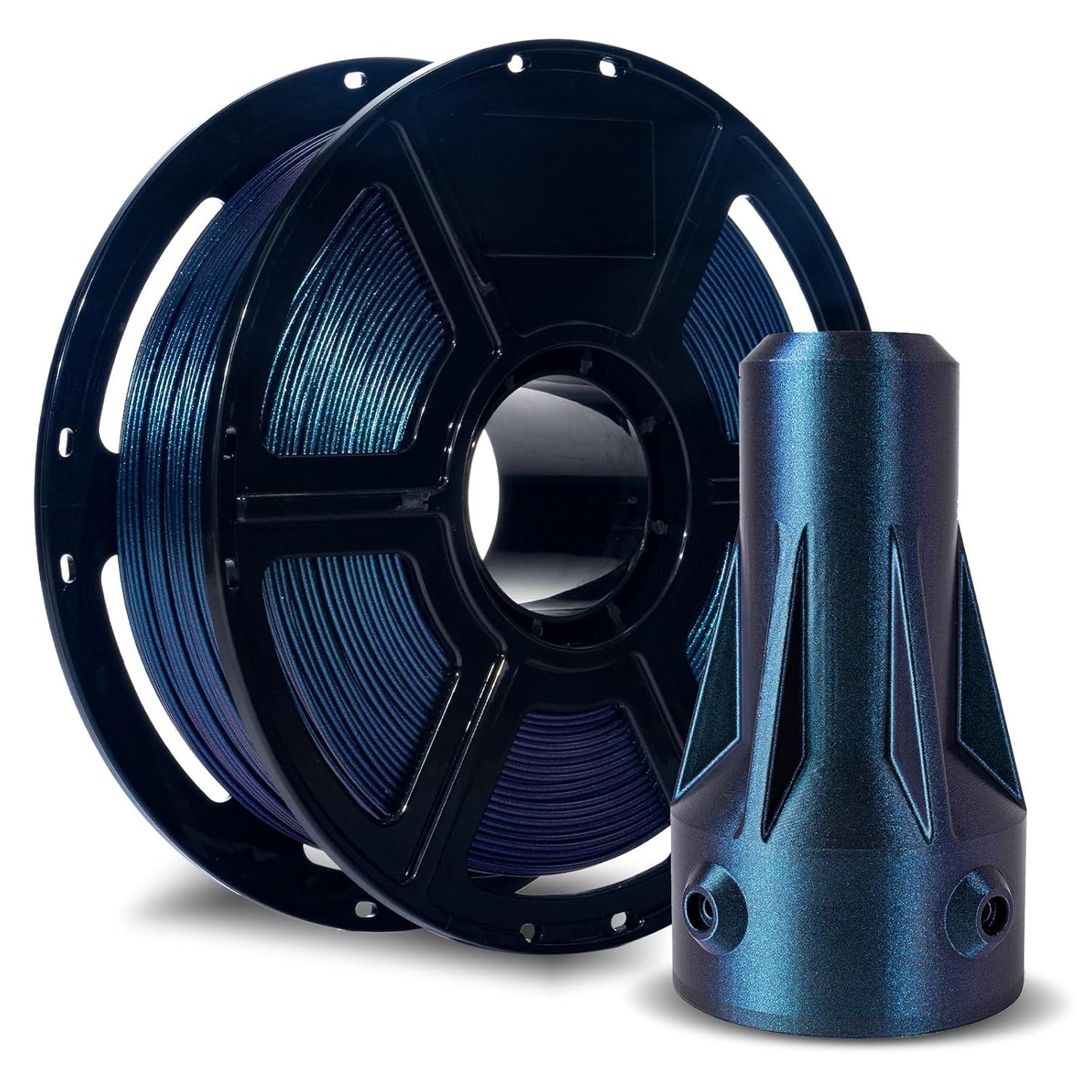 FLASHFORGE ASA Filament 1.75mm Burnt Titanium, 3D Printer Filament 1kg (2.2lbs) Spool, Dimensional Accuracy +/- 0.02mm, Durable, High UV-Resistant, Perfect for Printing Outdoor Functional Parts