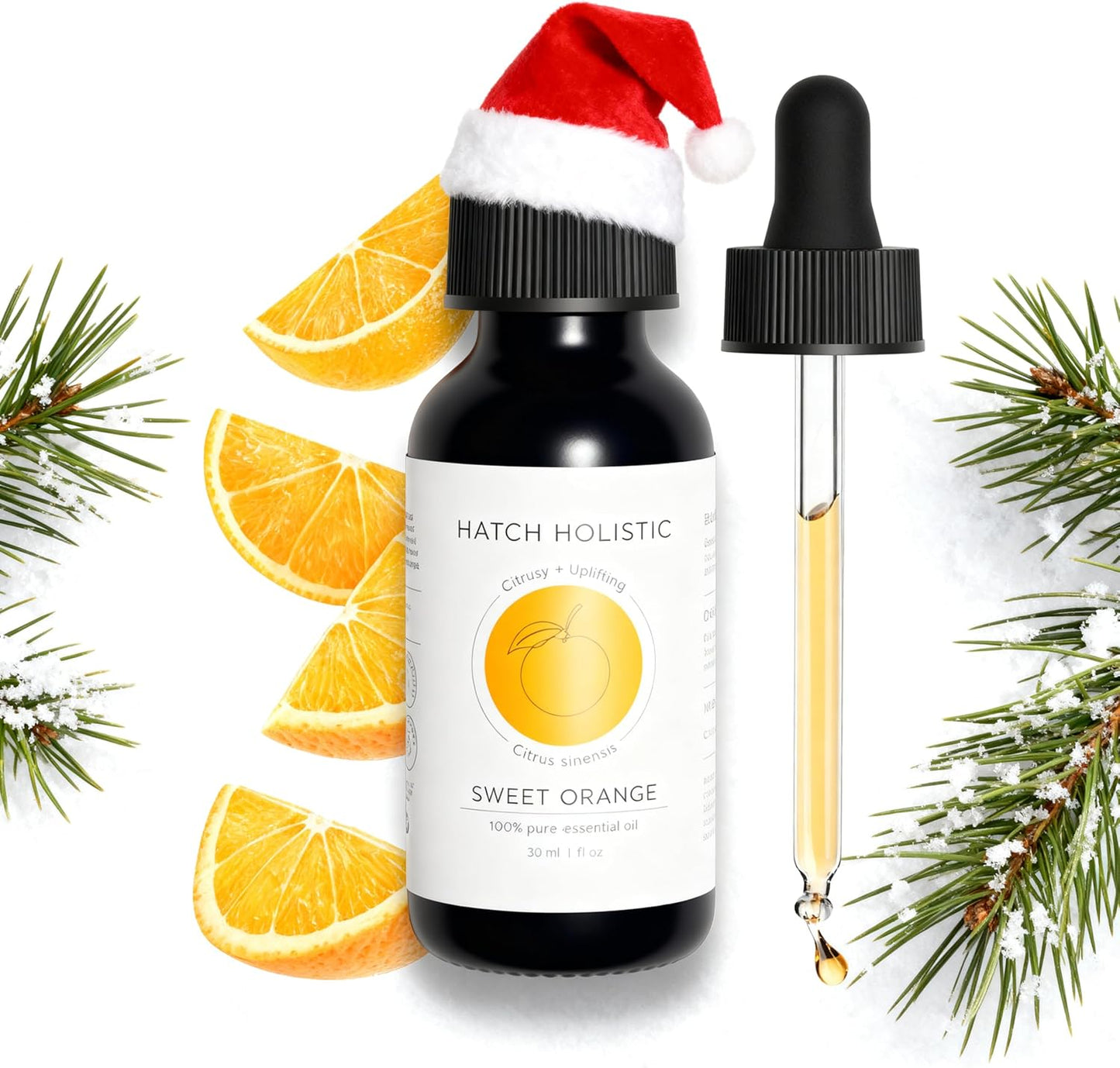 Sweet Orange Essential Oil - 1oz 100% Pure Citrus Oil for Diffuser and Aromatherapy with Energizing Scent, Natural Stress Relief, Mood Booster, Refreshing for Home and Skin Care