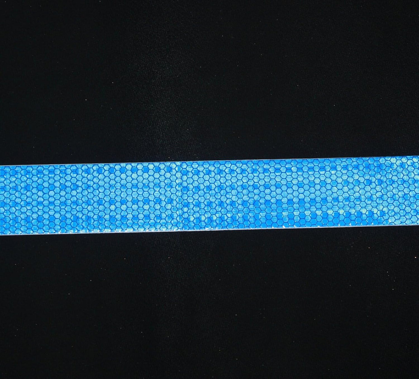 Blue Reflective Tape 1 inch Wide, Outdoor Waterproof High Visibility Warning Industrial Marking Tape, Safety Stickers (68 feet,5 Rolls)