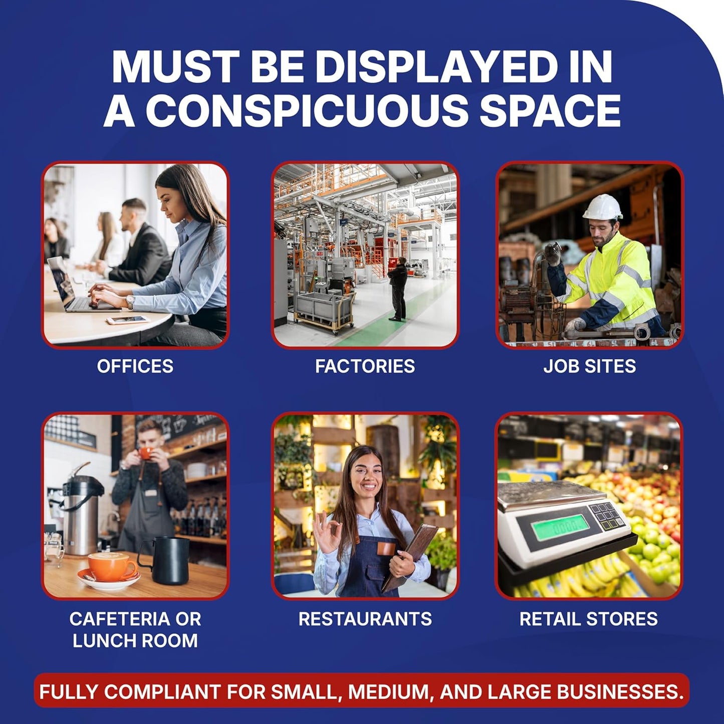 2026 Arkansas State and Federal Labor Law Poster - OSHA Workplace Compliant - Mandatory Regulations Posting for Employees - All in One Required Compliance Posting 17" x 40" - Laminated (English)