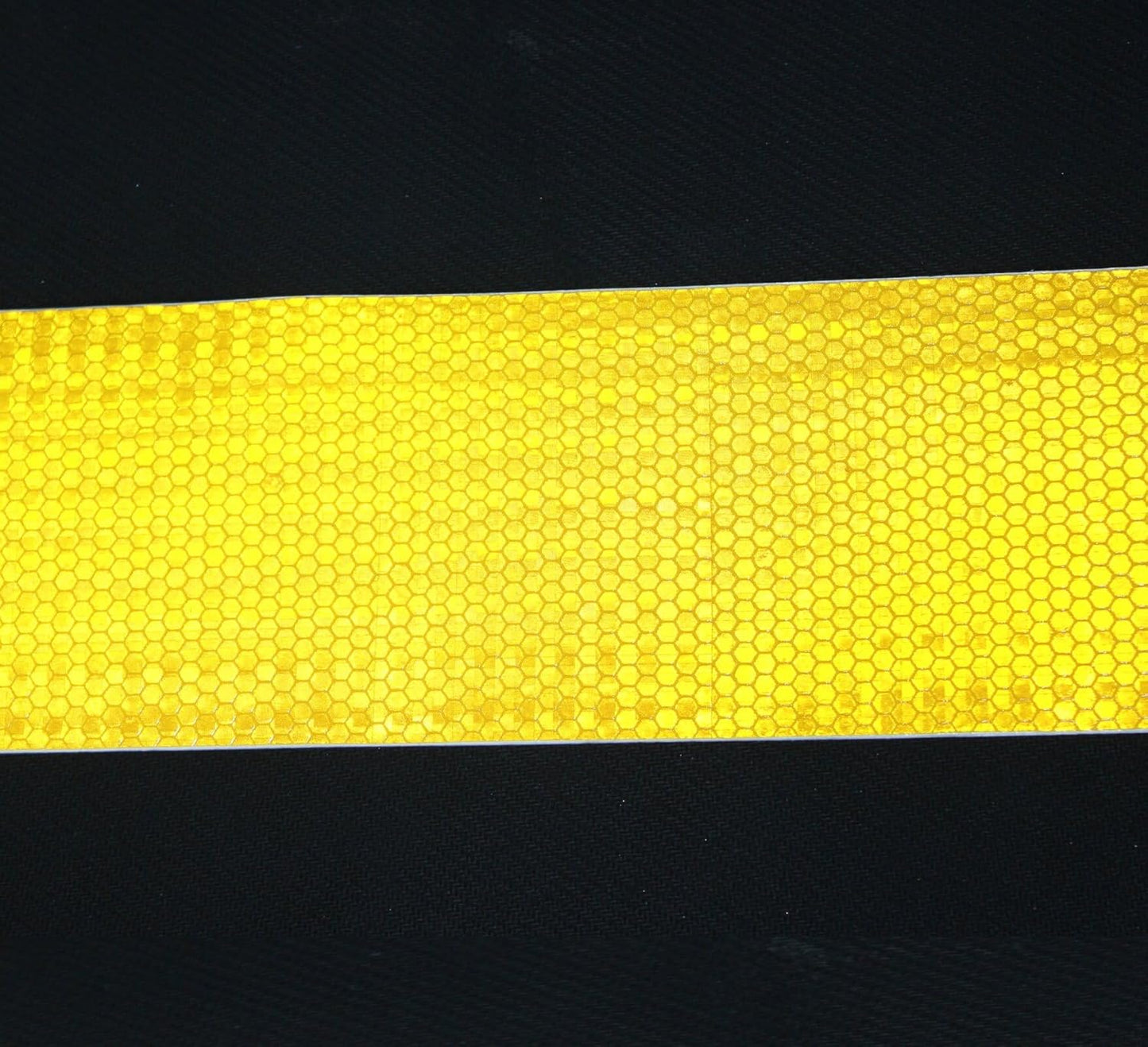 Yellow Reflective Tape 3 inch Wide, Outdoor Waterproof High Visibility Warning Industrial Marking Tape, Safety Stickers (68 feet,5 Rolls)