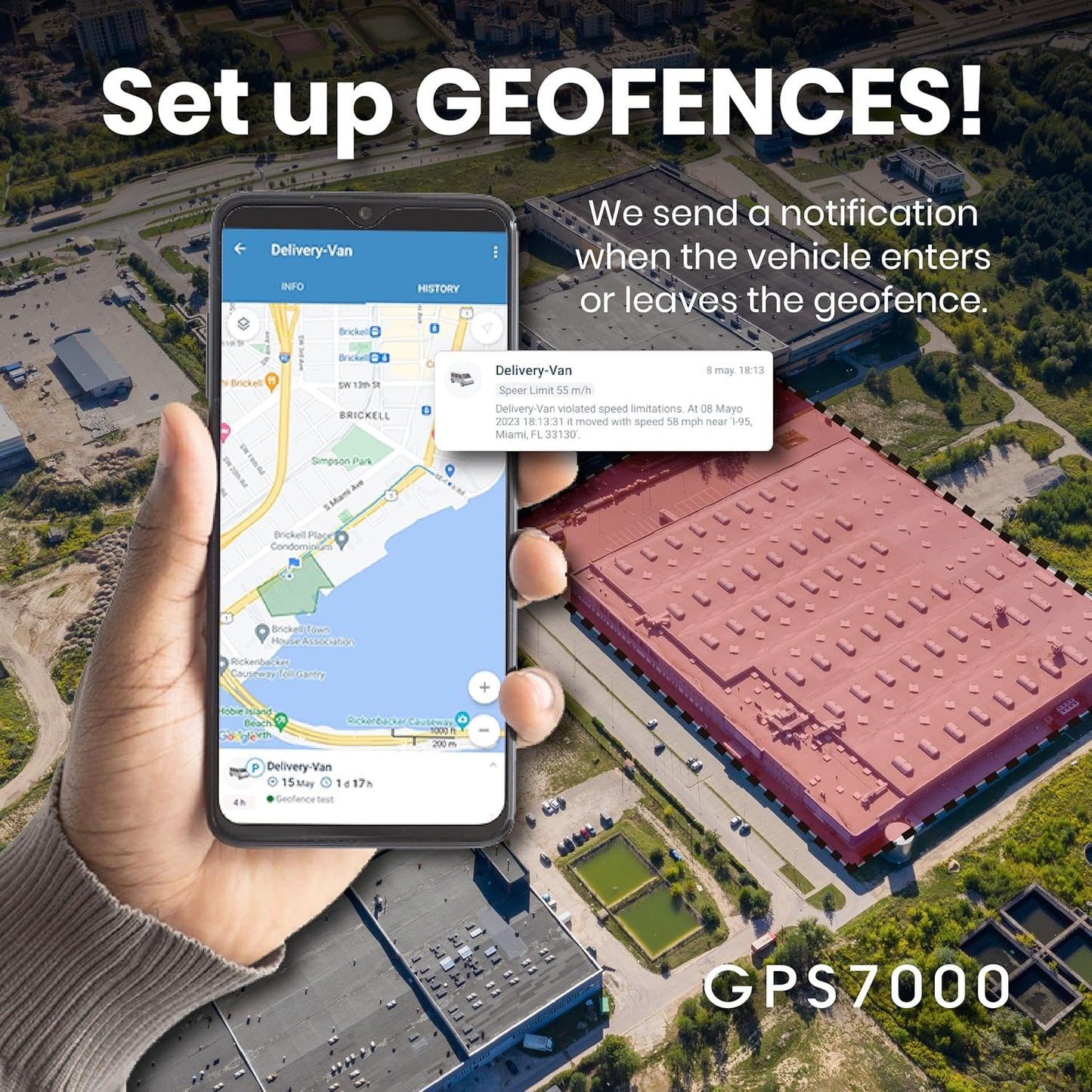 GPS7000 Hidden Vehicle GPS Tracker for Vehicles | 6 Months Service Included | 4G Car GPS Tracker Device | Easy Self-Installation | Real-Time Vehicle Tracking | Optional Renewal, No Mandatory Fees