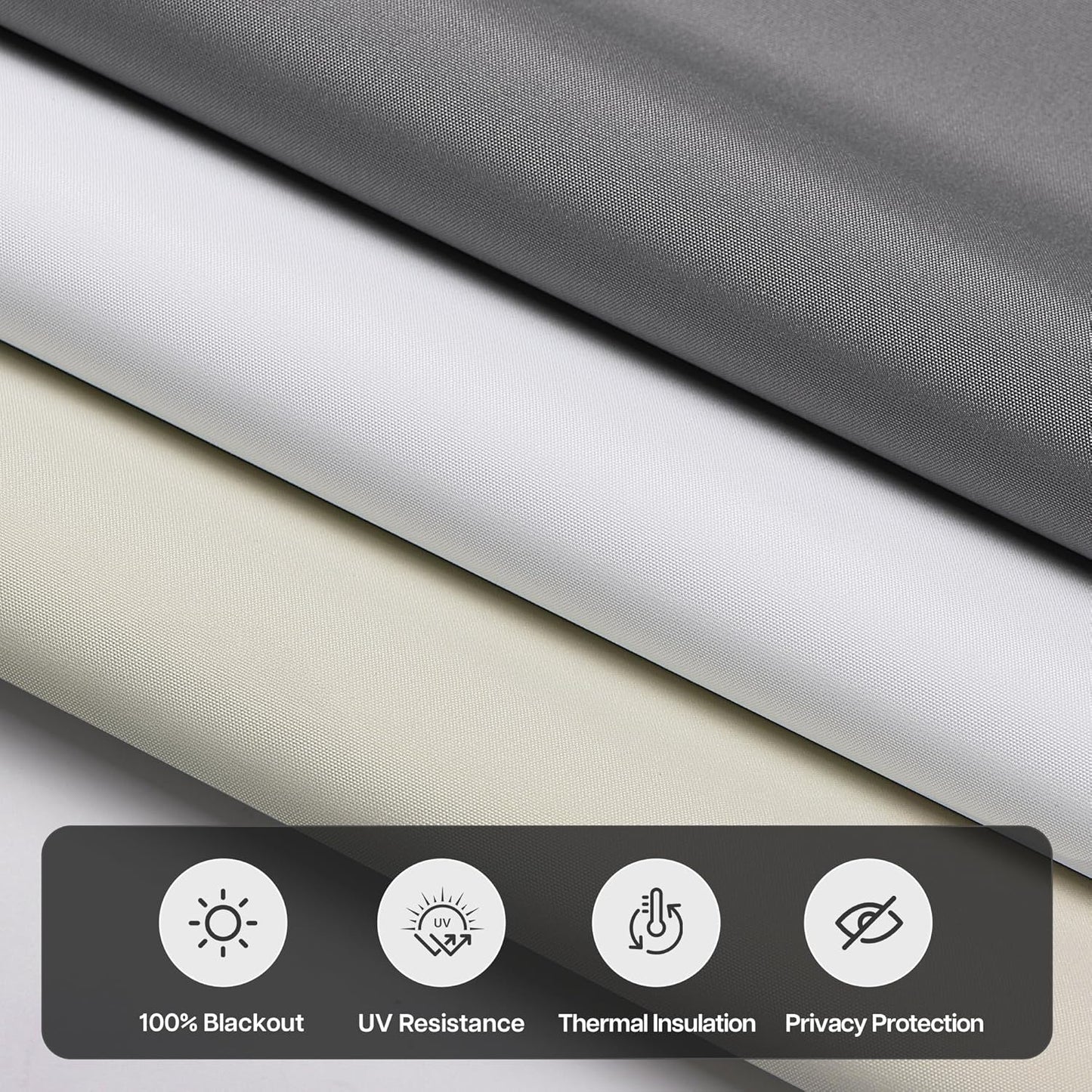 LazBlinds No Drill Blinds for Indoor Windows, Blackout Roller Shades, Cordless Window Blackout Blinds, Thermal Insulated Fabric UV Protection for Home and Office, 34.5" W x 48" H, Navy Blue