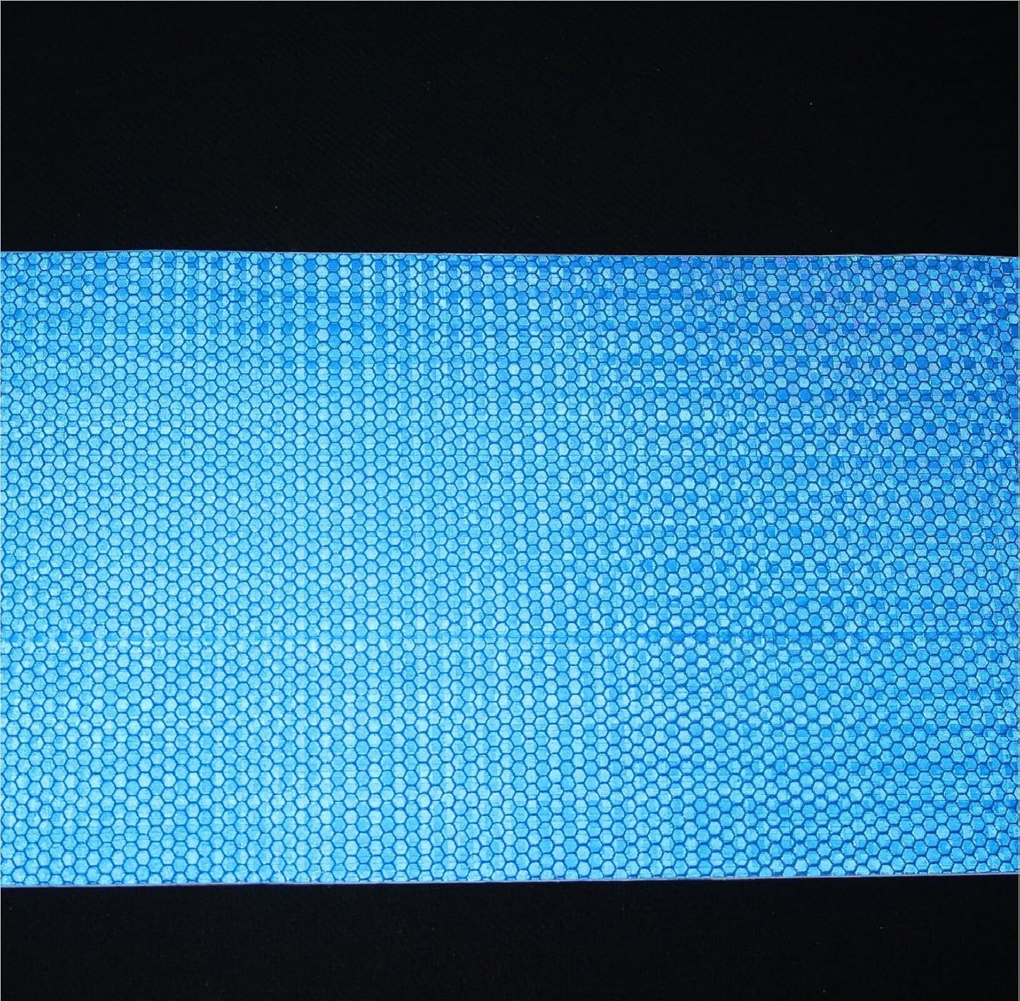 Blue Reflective Tape 8 inch Wide, Outdoor Waterproof High Visibility Warning Industrial Marking Tape, Safety Stickers (68 feet)