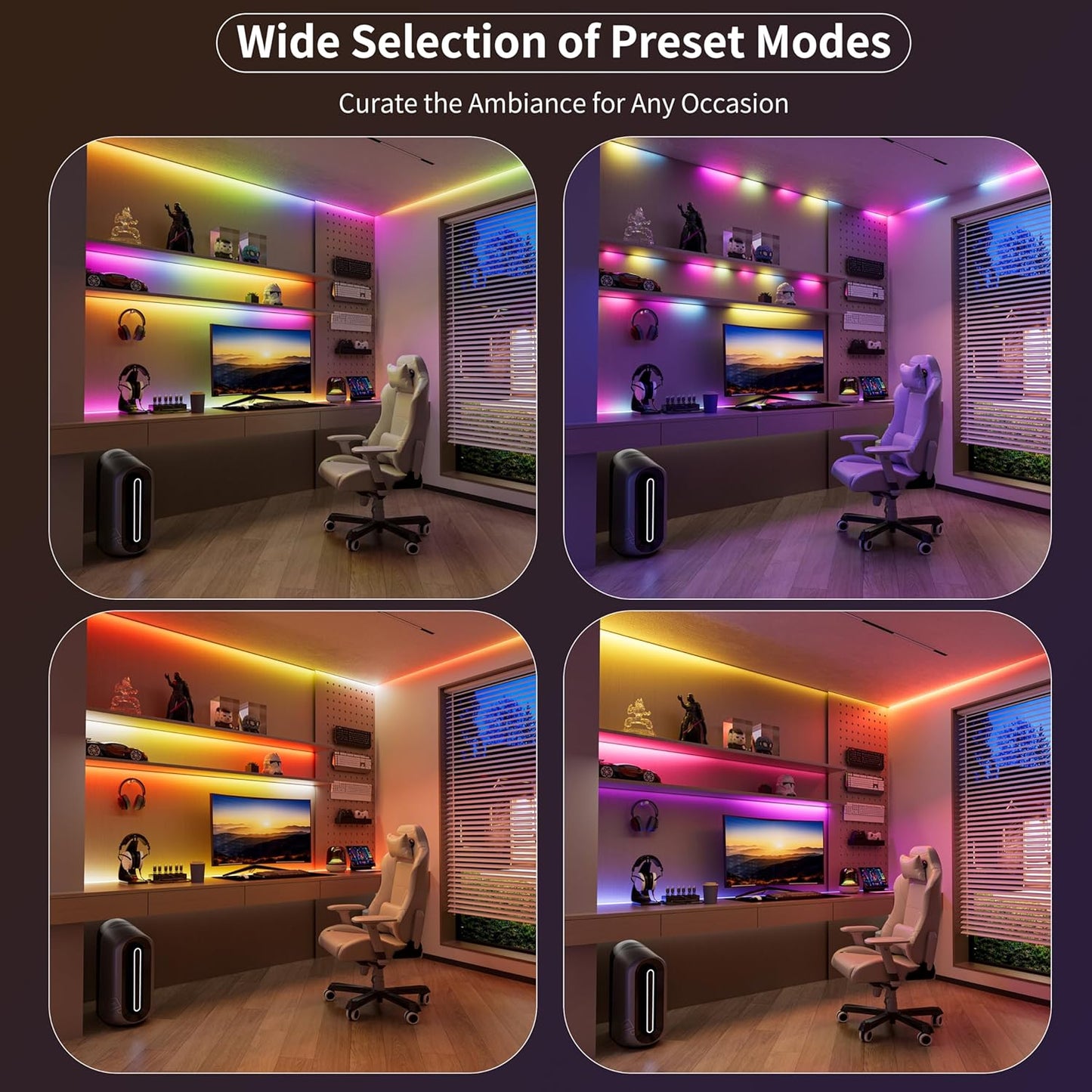 MIWISE RGB Smart IC COB LED Strip Light,20ft Color Chasing Flexible LED Tape Light,WS2811 Addressable RGB Strip with APP Control/Music Mode,Work with Alexa/Google,for Party/Home DIY Lighting Projects
