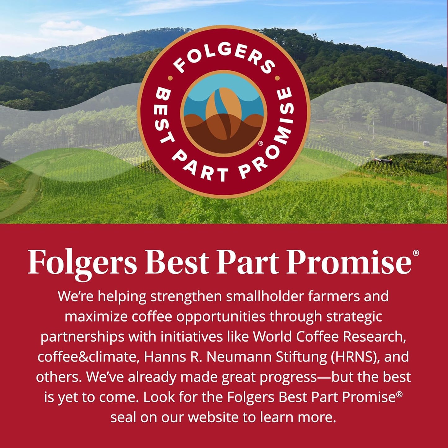 Folgers Colombian Medium Roast Coffee, 72 Keurig K-Cup Pods