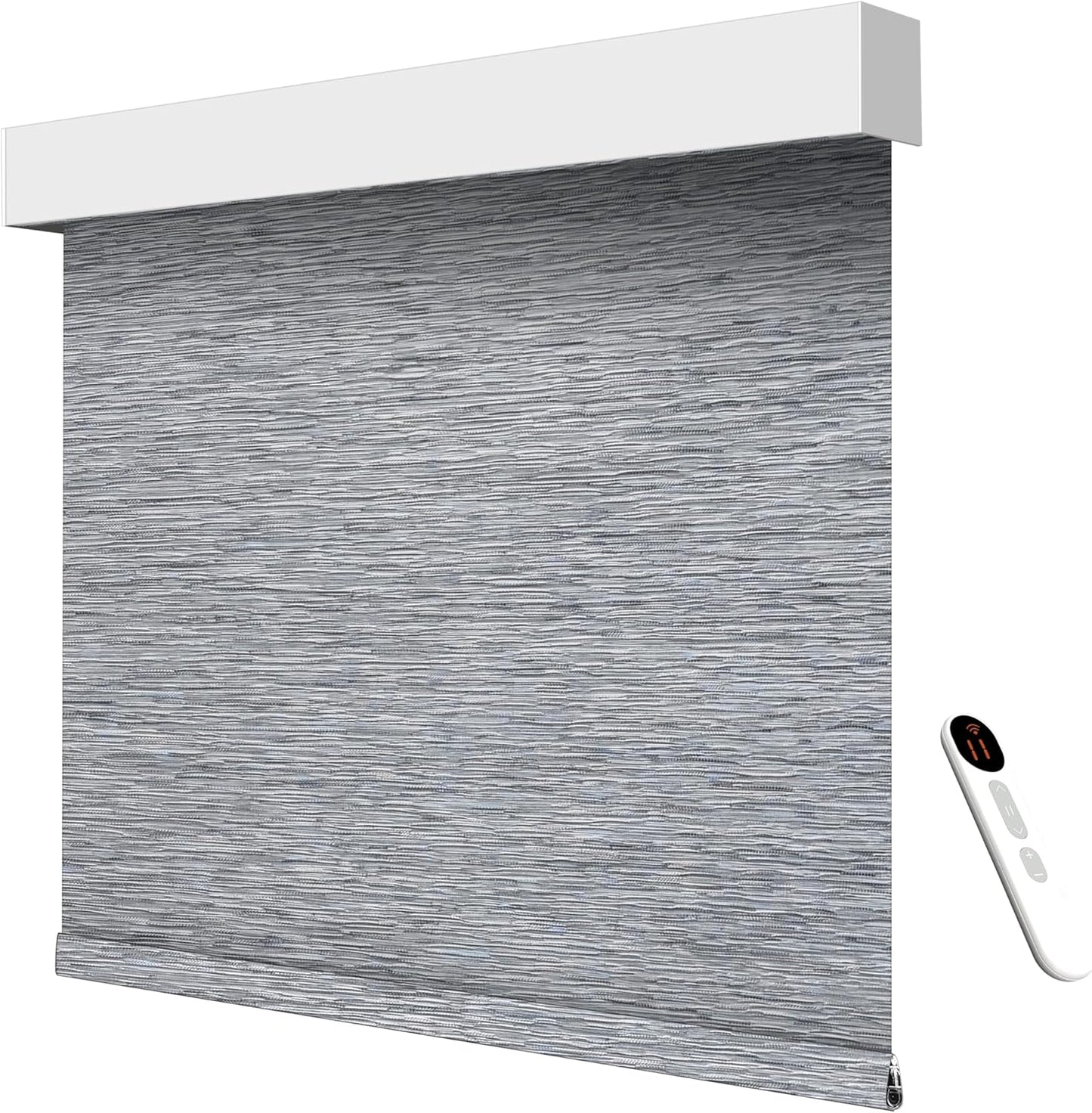 Smart Motorized Blinds – 100% Blackout Roller Shades with Remote, Alexa/Google Home/Siri Control, Matter Compatible, Wireless Rechargeable Battery, Custom Sizes for Windows & Sliding Doors
