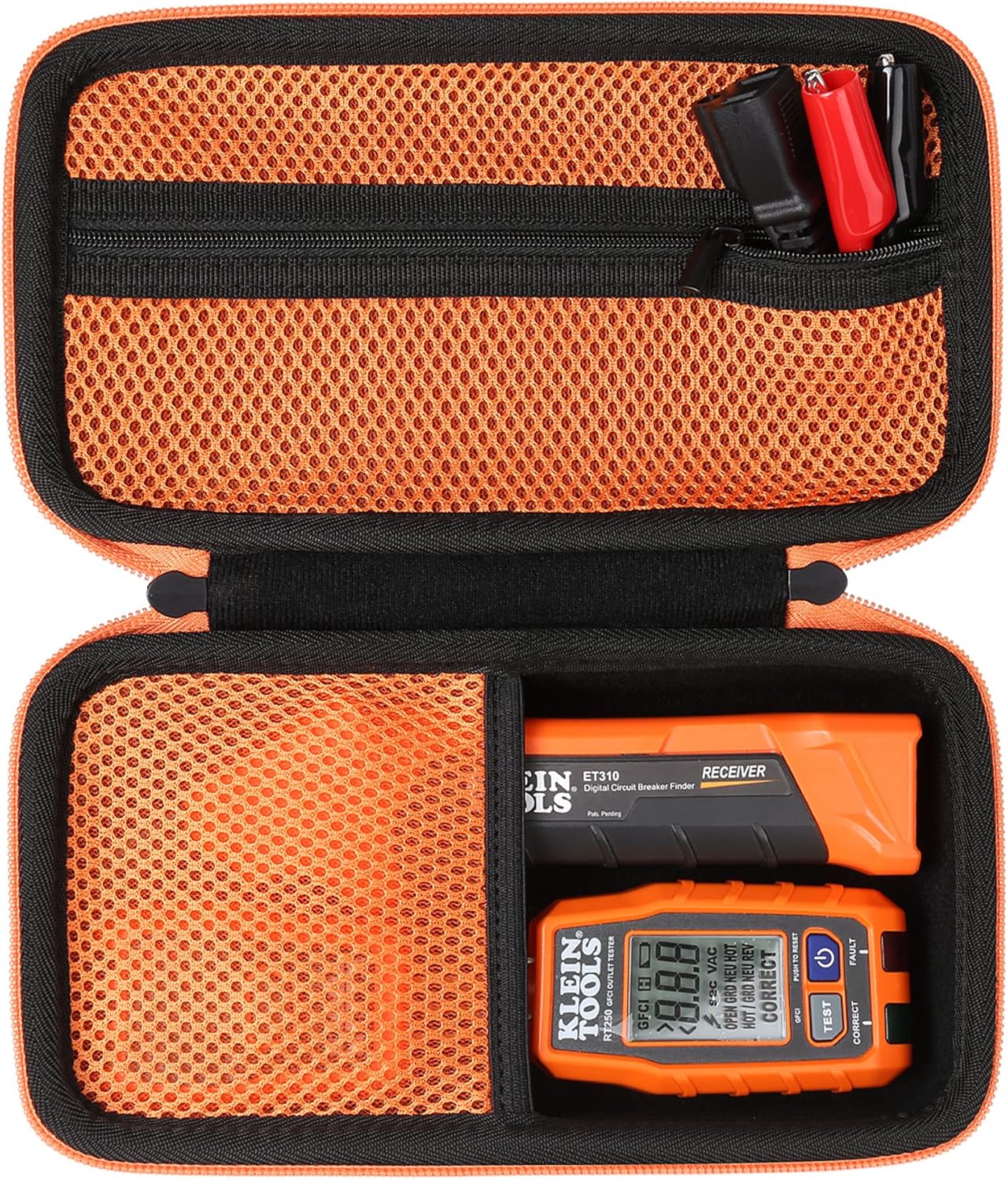 Aenllosi for Klein Tools ET310 AC Circuit Breaker Finder & 80016 Circuit Breaker Finder Tool Kit & 80041 Outlet Repair Tool Kit & RT250 GFCI Outlet Tester Hard Case (Case Only)