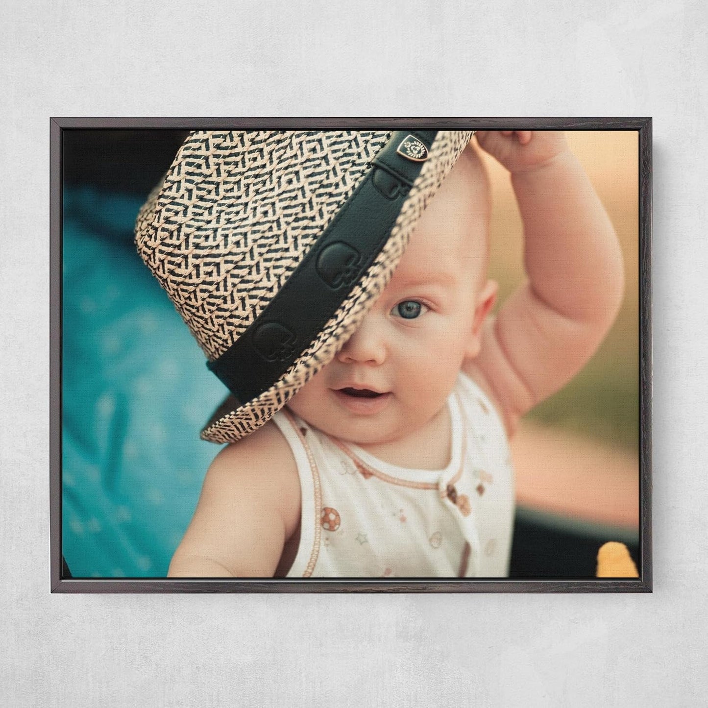 P&L ART. Personalized Custom Canvas Prints: Photo On Canvas Transform Your Photos into Stunning Framed Wall Art Digitally Printed Photo To Canvas Ideal for Home Decor Gifts Keepsakes Black 18X24