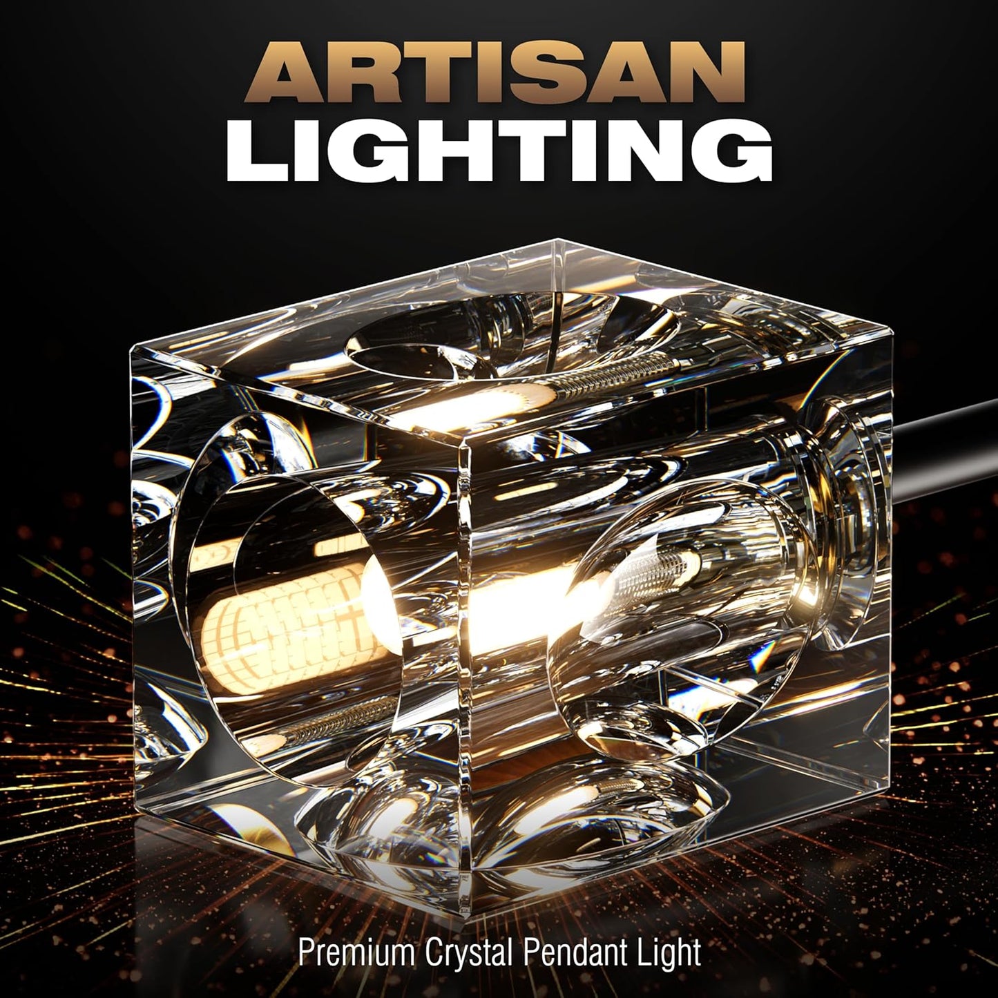 Black Crsytal Chandelier,Sputnik Chandeliers with 12-Lights,Modern Adjustable Height Semi Flush Mount Ceiling Light Fixture for Dining Room,Kitchen Island,Living Room,Bedroom