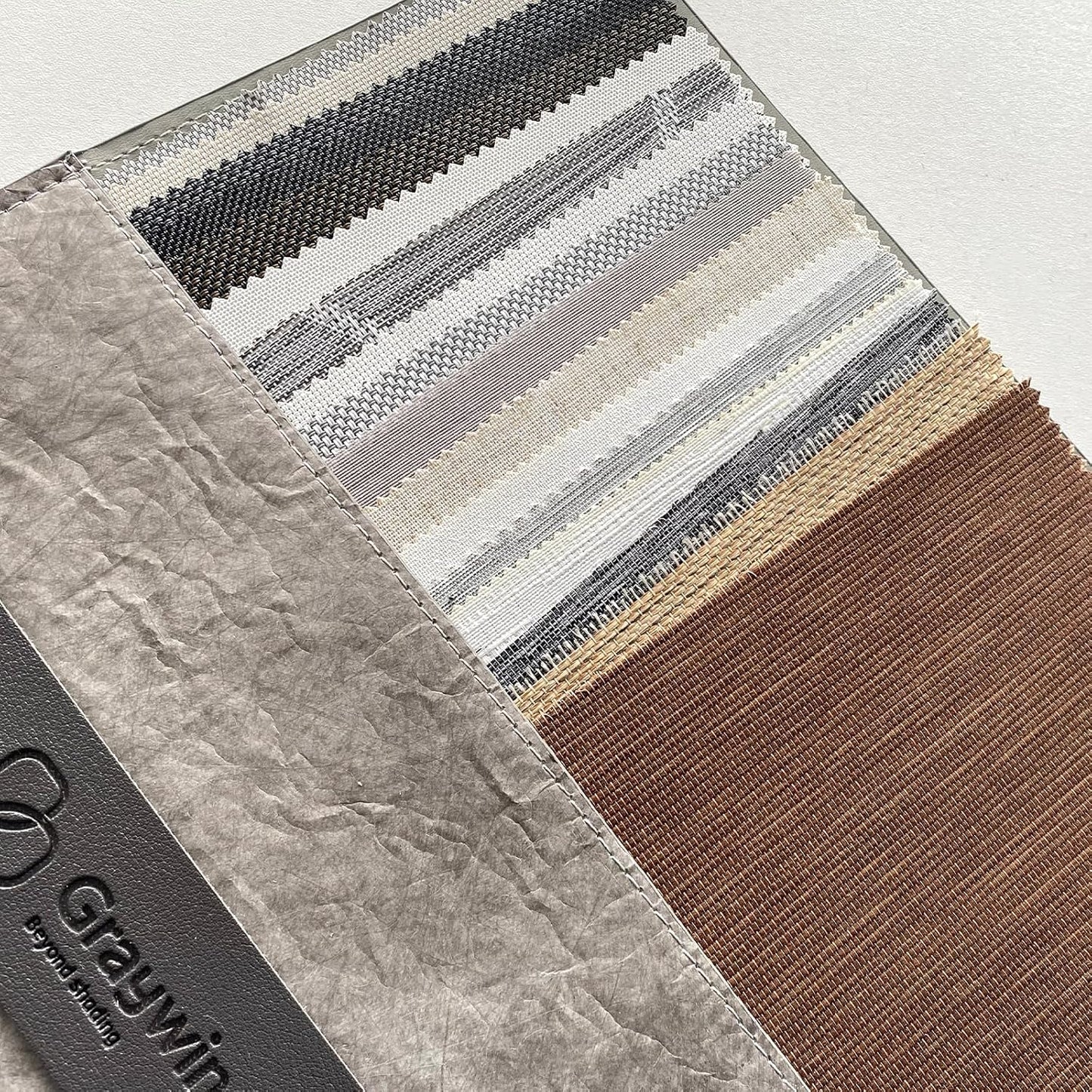 Graywind Motorized Light Filtering Shades for Windows Doors (Fabric Samples)