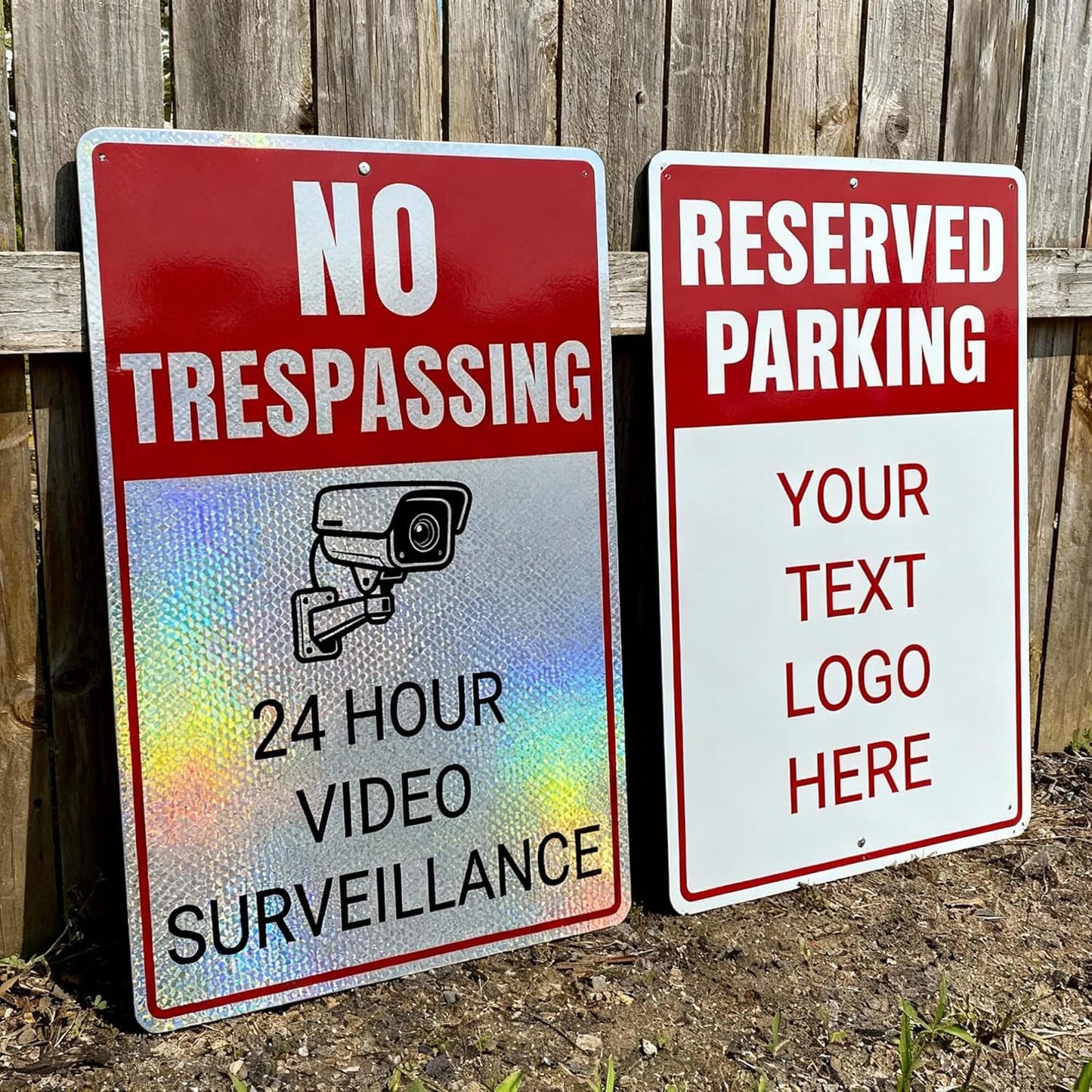 Custom Signs Outdoor, Personalized Metal Signs for Business, 14x10 Inches, Rust Free .040 Aluminum, Fade Resistant, Reflective Option