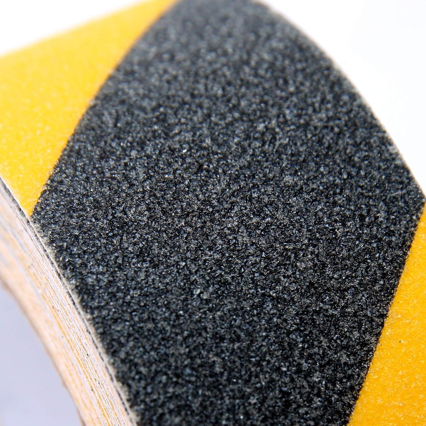 Best Anti-Slip Grip Tape, 1" x 30 FT, Black & Yellow Striped, 80 Grit, Industrial Grade, Indoor, Outdoor (1-Inch x 30 Feet Roll)